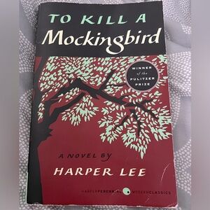 To Kill A Mockingbird novel by Harper Lee.